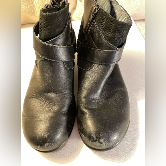 Black Alegria clog booties size 8.5 / 39 - Picture 2 of 5